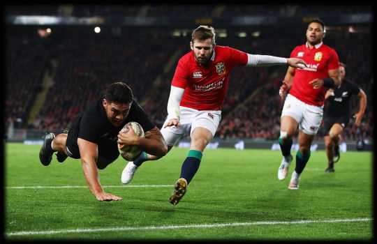 All Blacks v British Lions T1 Reiko Ioane try 2017